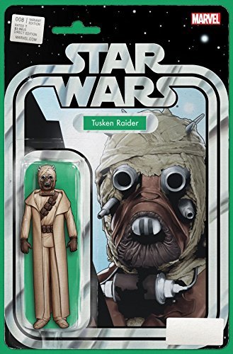 STAR WARS #8 CHRISTOPHER ACTION FIGURE VARIANT TUSKEN RAIDER NM 1ST PRINT