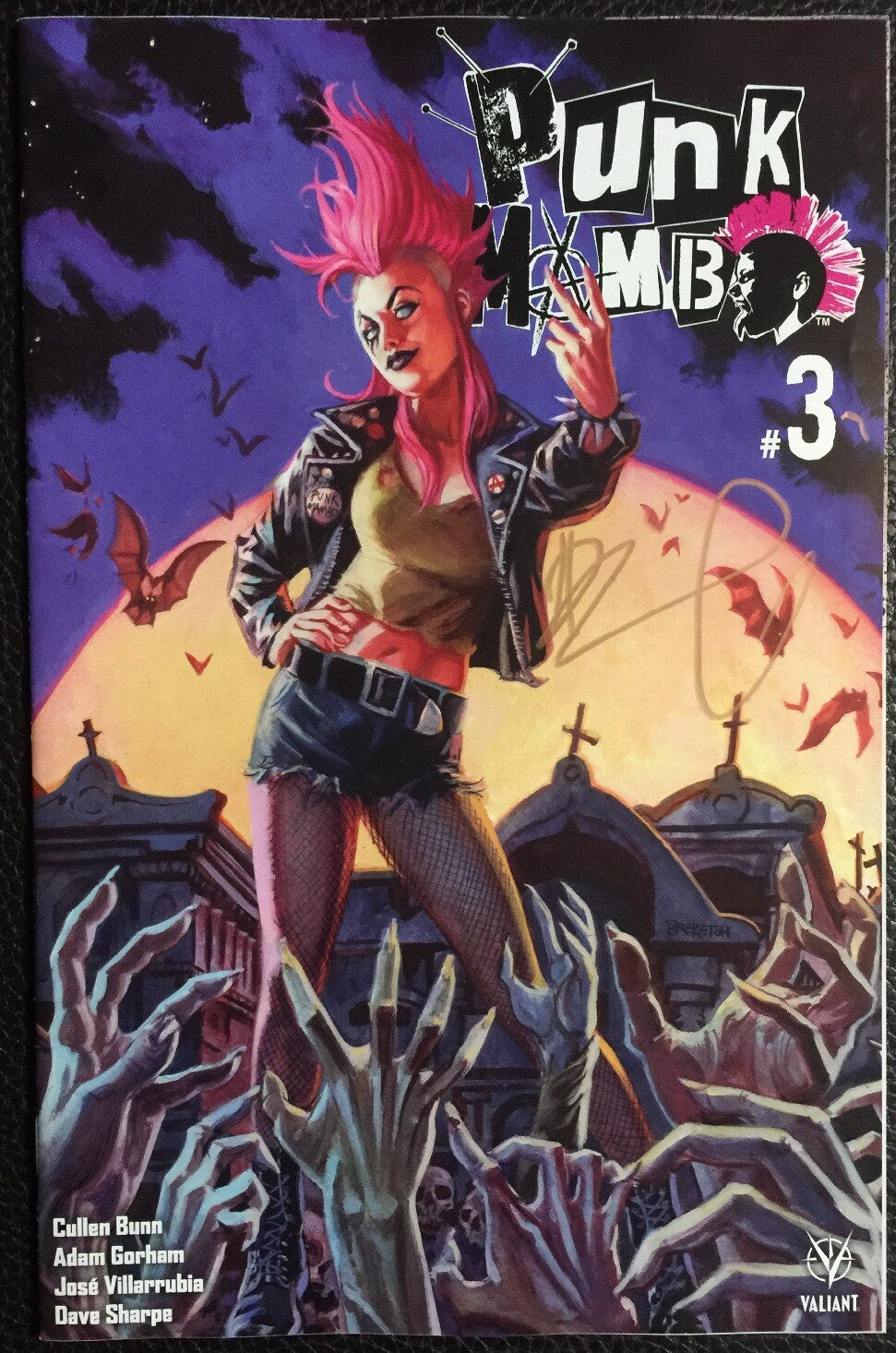 PUNK MAMBO #3 SIGNED by DAN BRERETON NM VALIANT 2019