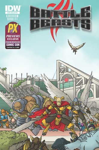 SDCC 2012 BATTLE BEASTS #1 OF 4 RETAILER EXCLUSIVE EDITION VARIOUS NM 1ST PRINT
