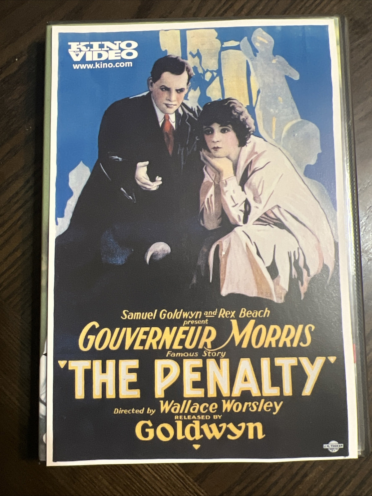 The Penalty DVD 1920 SILENT KINO VIDEO  LON CHANEY CLASSIC WITH POSTCARD INSERT