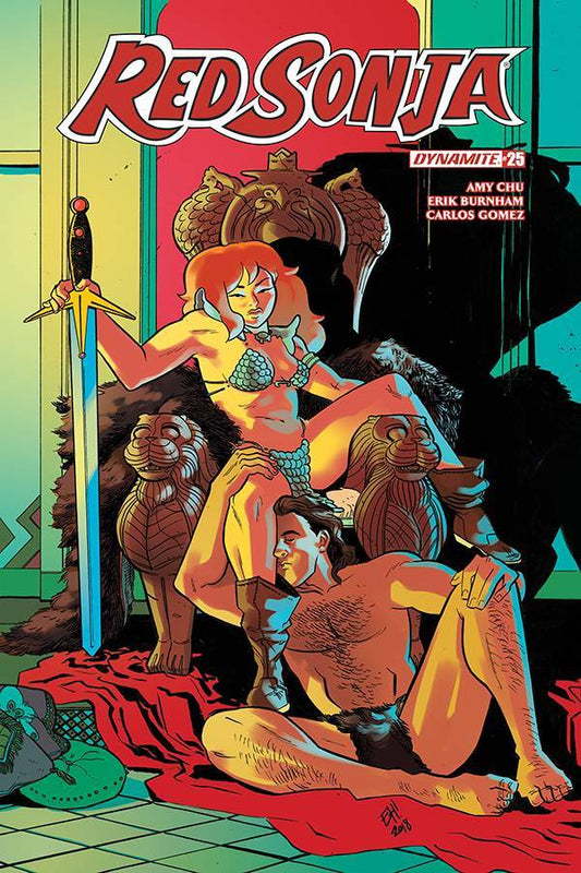 RED SONJA #25 COVER B HENDERSON DYNAMITE NM 1ST PRINT 2019