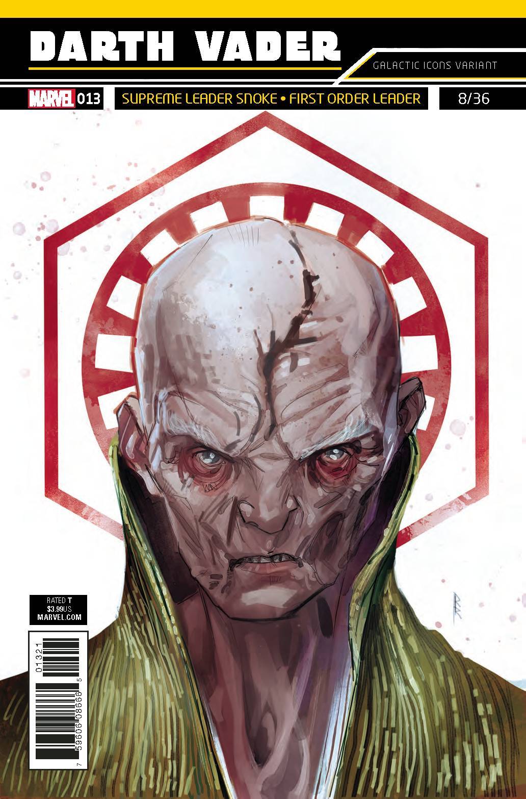 STAR WARS DARTH VADER #13 REIS GALACTIC ICON VARIANT MARVEL NM