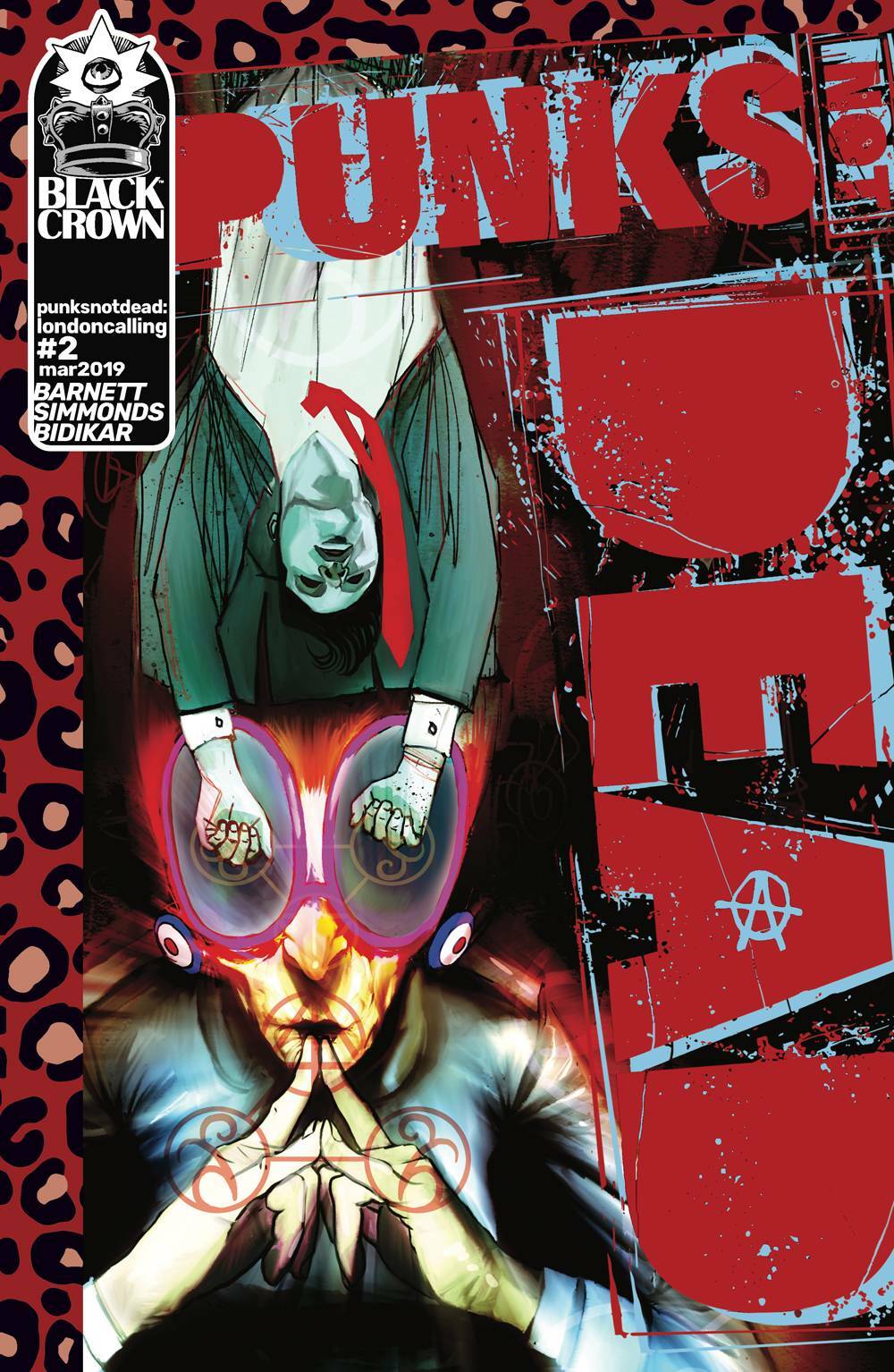 PUNKS NOT DEAD LONDON CALLING #2 SIMMONDS IDW NM 1ST PRINT 2019