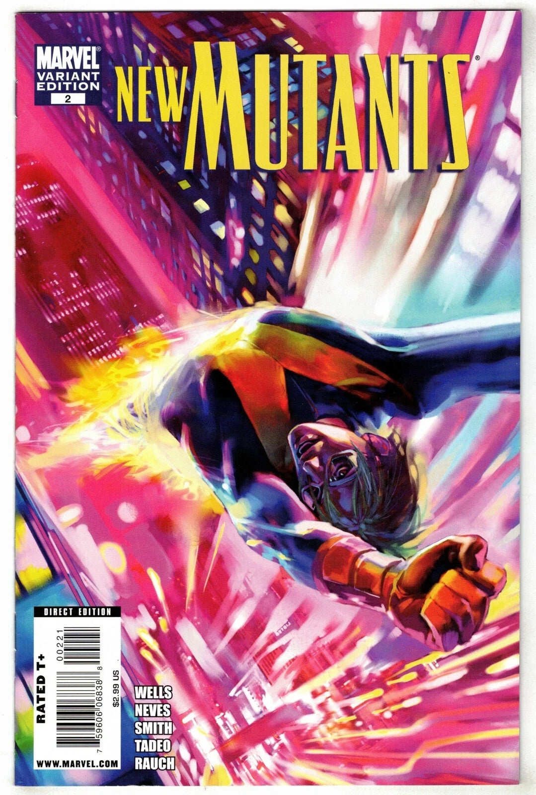 NEW MUTANTS #2 BENJAMIN VARIANT COVER 1:15 RATIO NM 1ST PRINT