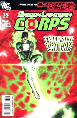 GREEN LANTERN CORPS #35 MIGLIARI VARIANT TOMASI NM 1ST PRINT