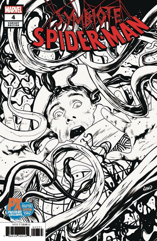SDCC 2019 SYMBIOTE SPIDER-MAN #4 ARTIST VARIANT SAN DIEGO EXCLUSIVE PX NM
