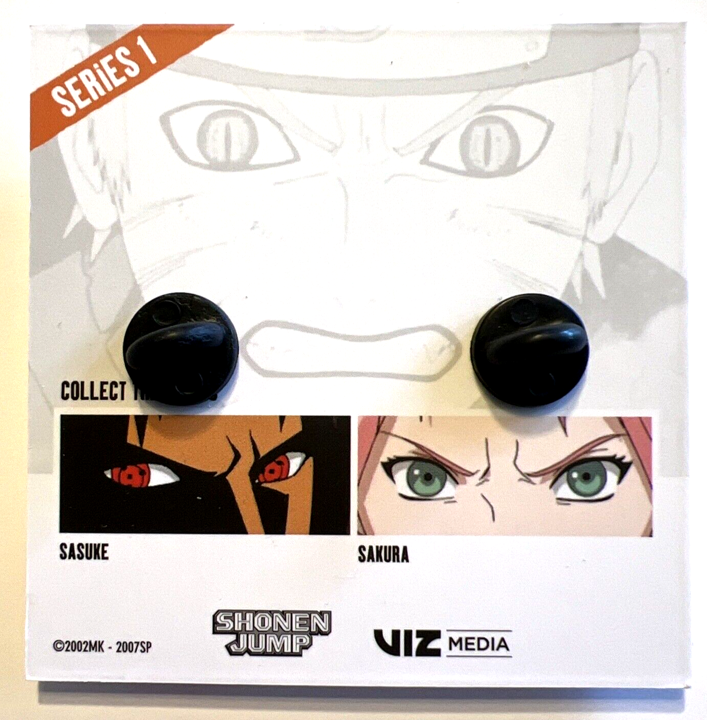 NATRUTO PINTRILL NARUTO UZUMAKI EYES PIN COLLECTIBLE NEW