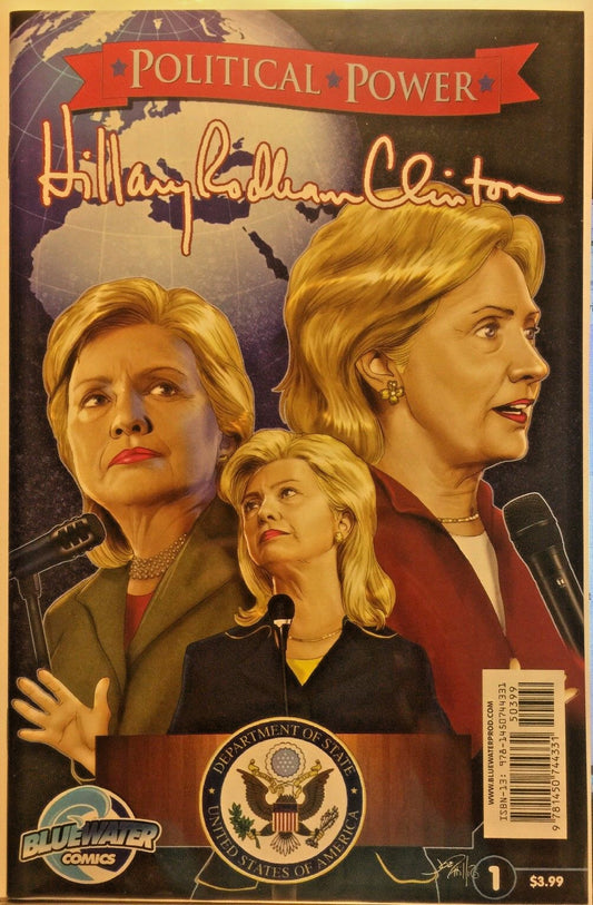 POLITICAL POWER HILLARY RODHAM CLINTON BLUEWATER NM- 2011 SCARCE