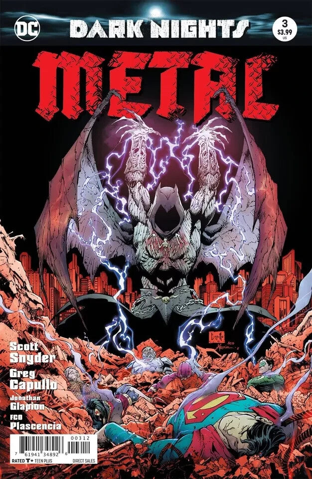 BATMAN DARK NIGHTS METAL #3 SECOND PRINT DC NM 2nd print 2017 Scott Snyder