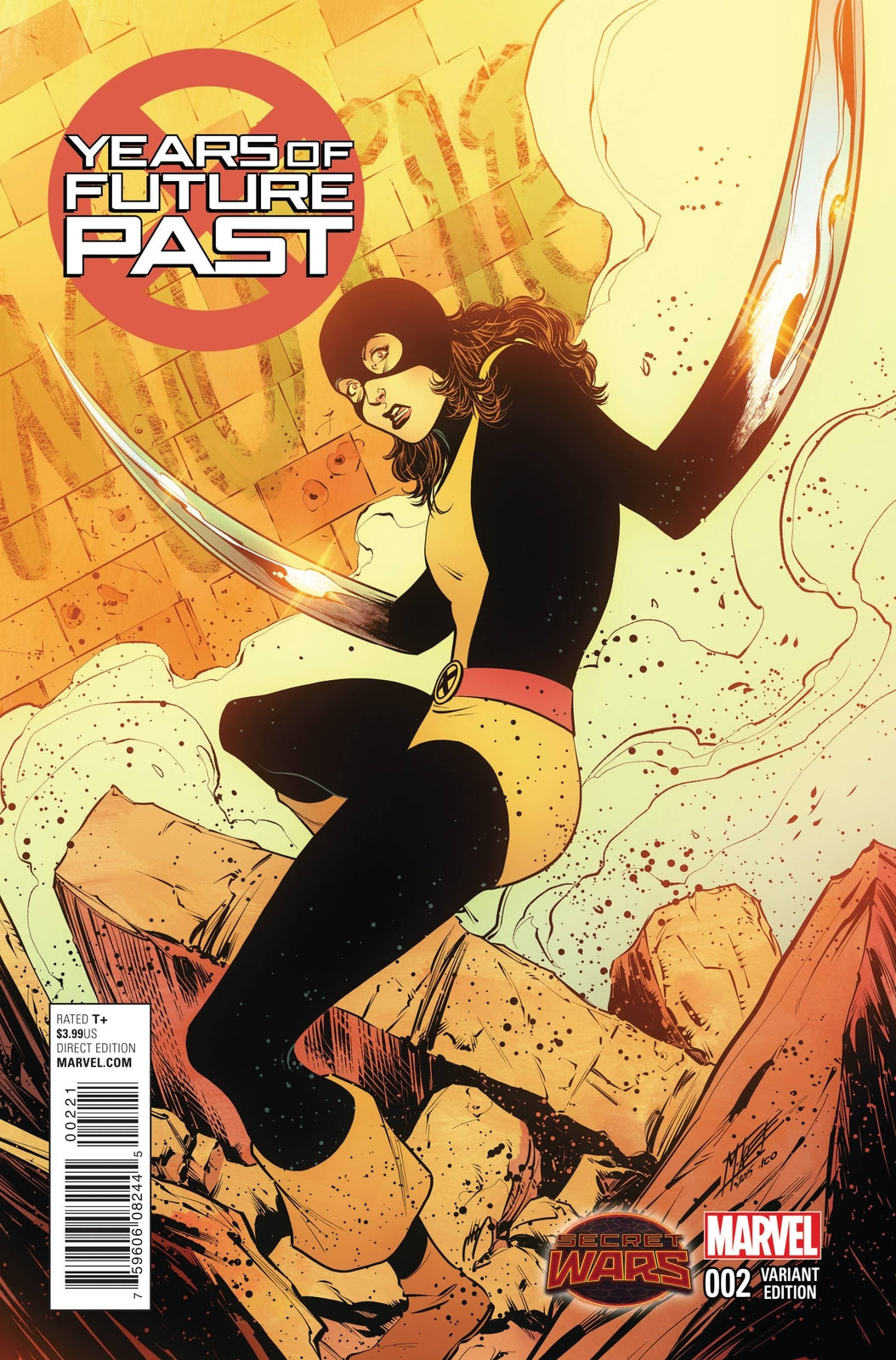 YEARS OF FUTURE PAST #2 NORTON VARIANT 2015 MARVEL NM 1:25 X-MEN