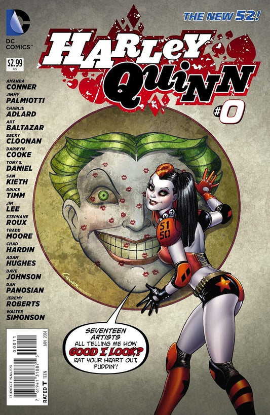 HARLEY QUINN #0 AMANDA CONNER JIMMY PALMIOTTI NM 1ST PRINT 2014 NEW 52