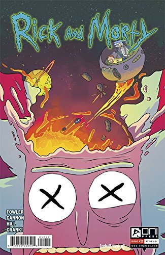 RICK & MORTY #12 COVER A TOM FOWLER NM 1ST PRINT
