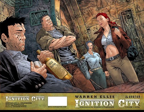 IGNITION CITY #2 WRAP WARREN ELLIS NM 1ST PRINT