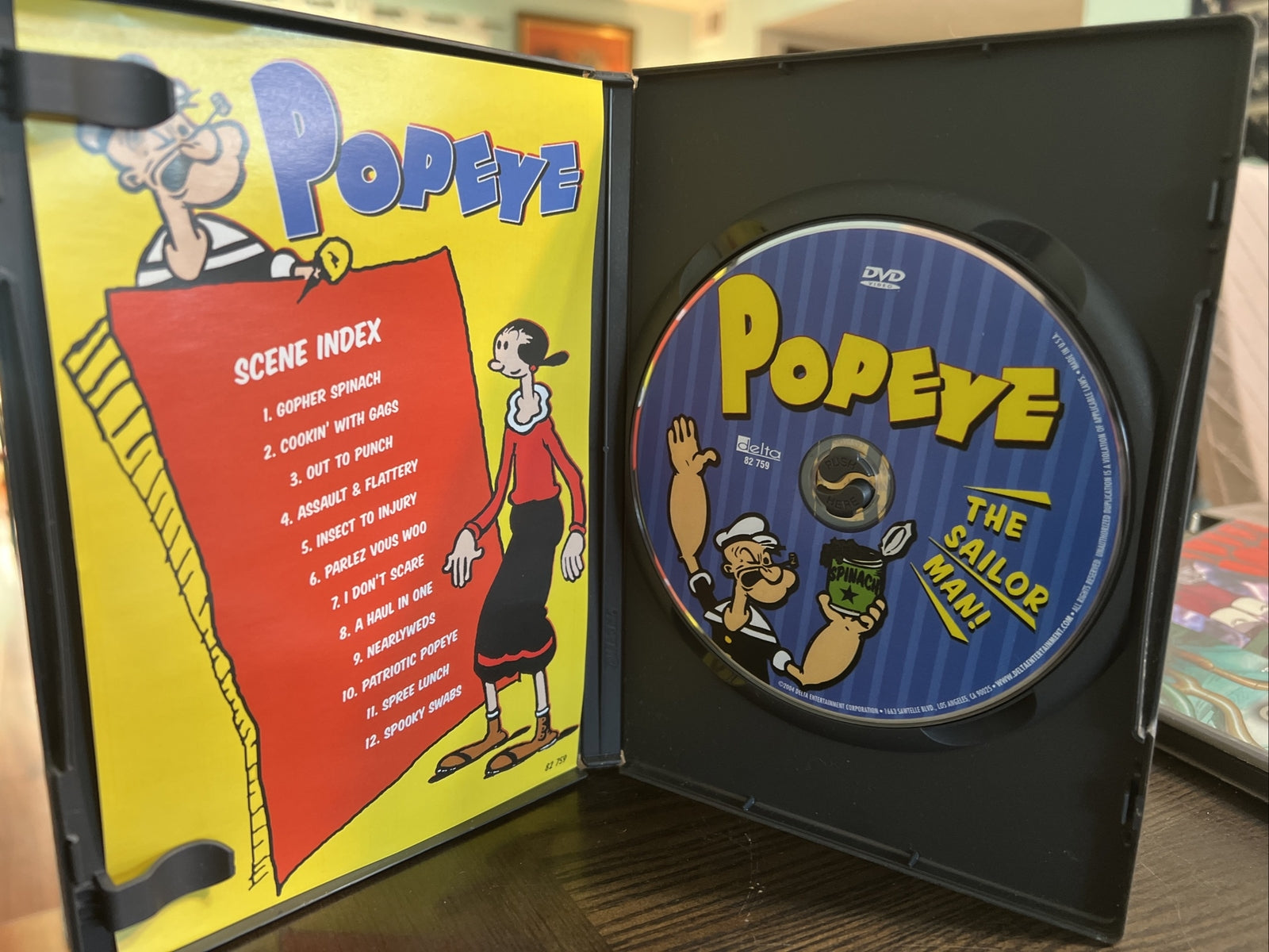 Popeye the Sailor Man Collectors Edition (DVD, 2004) 12 episodes