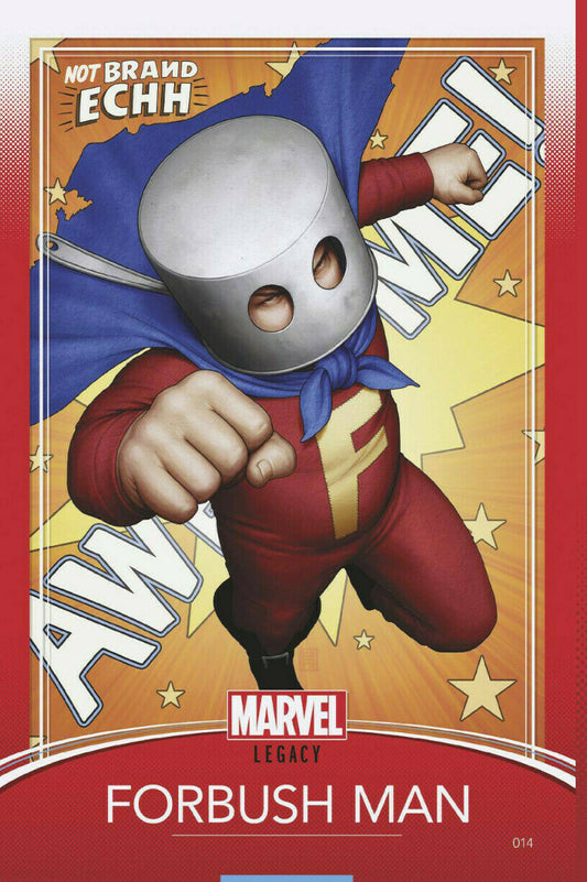 NOT BRAND ECHH #14 TRADING CARD VARIANT COVER MARVEL NM 1ST PRINT 2017