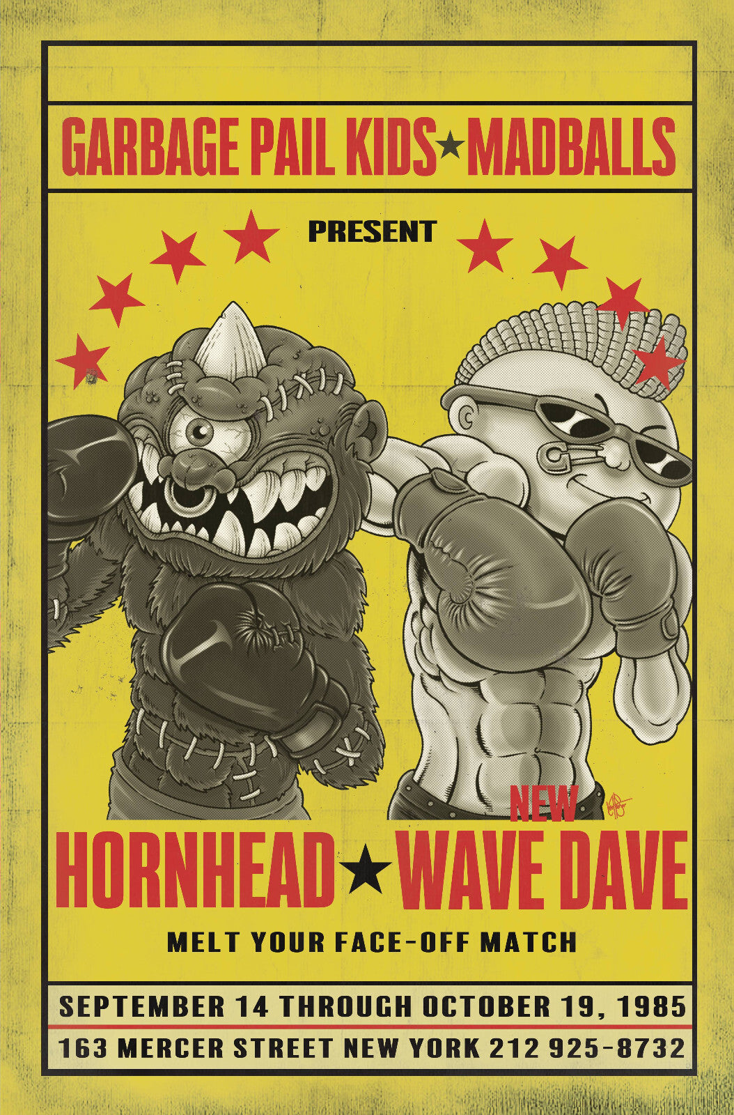 MADBALLS VS GARBAGE PAIL KIDS TIME AGAIN SLIME AGAIN #2 POSTER VARIANT C 2023 NM