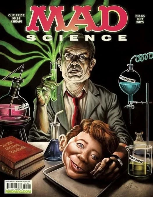 MAD MAGAZINE #45 OCTOBER 2025 RFK JR COVER NEW ARAGONES MONSTER ISSUE
