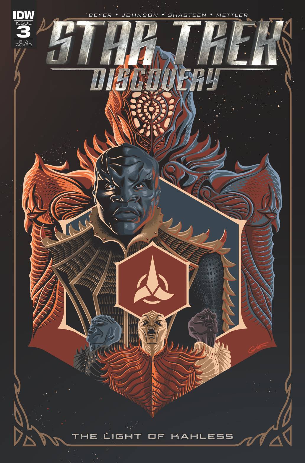 STAR TREK DISCOVERY #3 1-IN-10 VARIANT COVER EDITION IDW NM