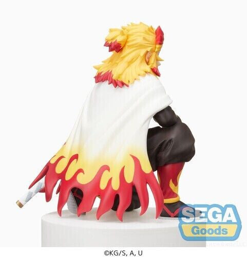 DEMON SLAYER KYOJURO RENGOKU HASHIRA MEETING PERCHING FIGURE SEGA NEW IN BOX!