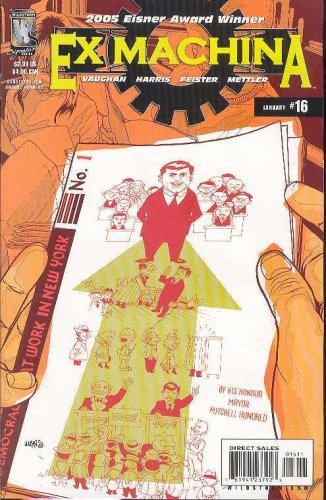 EX MACHINA #16 BRIAN K. VAUGHAN NM 1ST PRINT