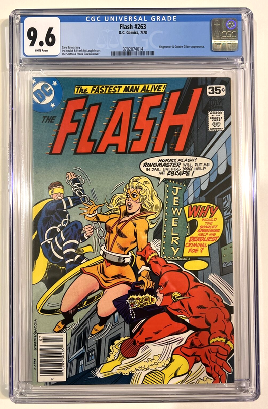 FLASH #263 CGC 9.6 DC COMICS 1978 BRONZE AGE HIGH GRADE WHITE PAGES