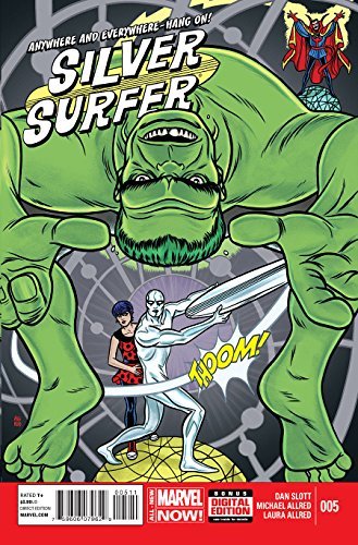 SILVER SURFER #5  NM 1ST PRINT