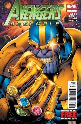 AVENGERS ASSEMBLE #7 THANOS APPEARANCE MARVEL  NM 1st PRINT