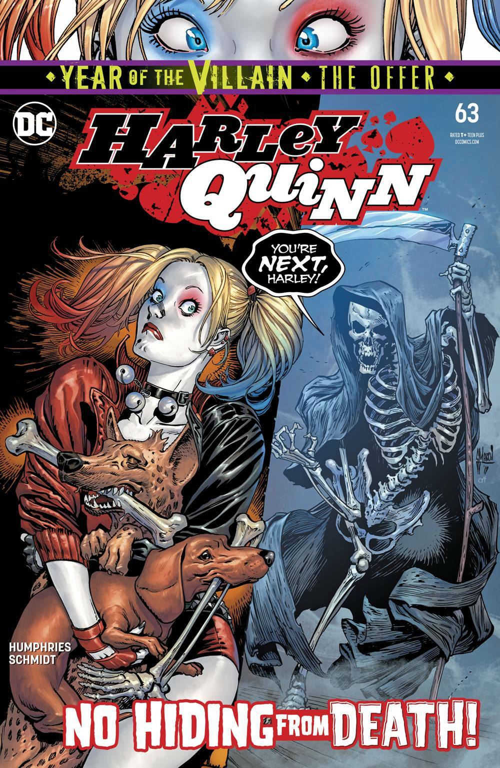 HARLEY QUINN #63 YOTV THE OFFER MAIN COVER DC NM 1ST PRINT 2019