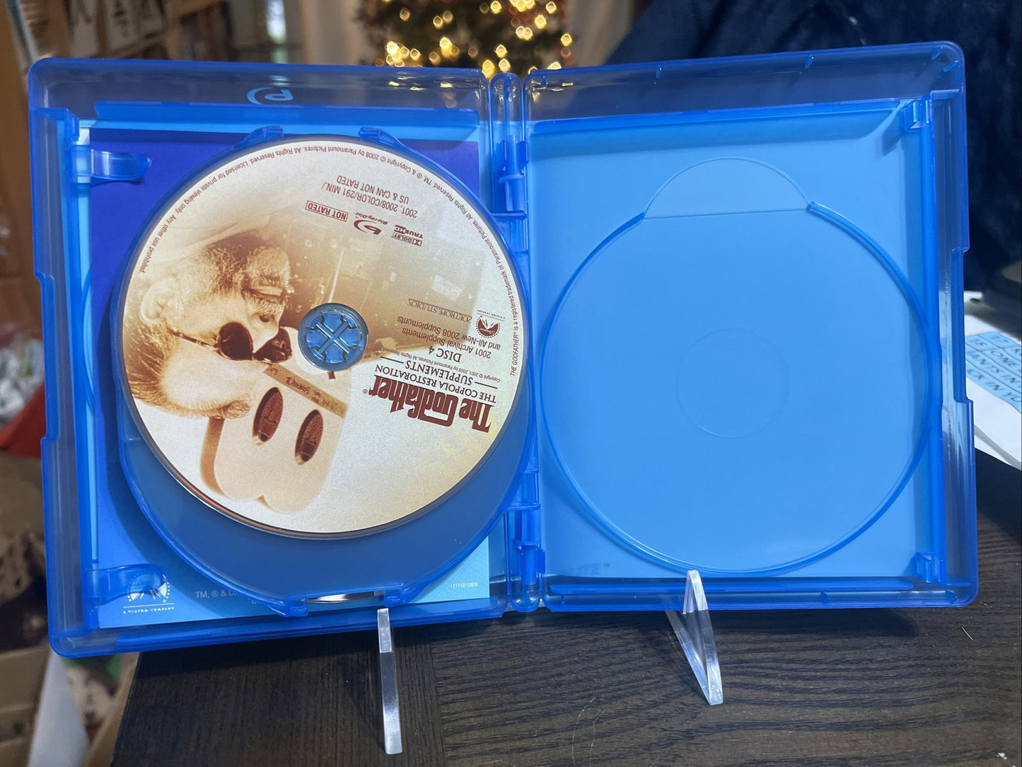 THE GODFATHER THE COPPOLA RESTORATION 4 DISC BLU RAY SET ALL 3 MOVIES