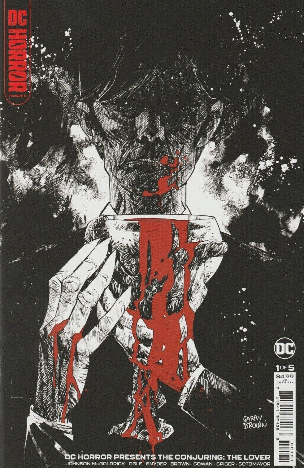 DC HORROR PRESENTS THE CONJURING THE LOVER #1 BROWN 1:25 VARIANT DC COMICS