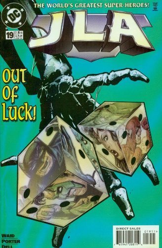 JLA # 19 OUT OF LUCK! HOWARD PORTER MARK WAID JOHN DELL NM 1ST PRINT