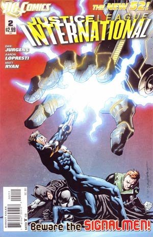 JUSTICE LEAGUE INTERNATIONAL #2 SIGNALMEN APPEARANCE JURGENS NM 1ST PRINT