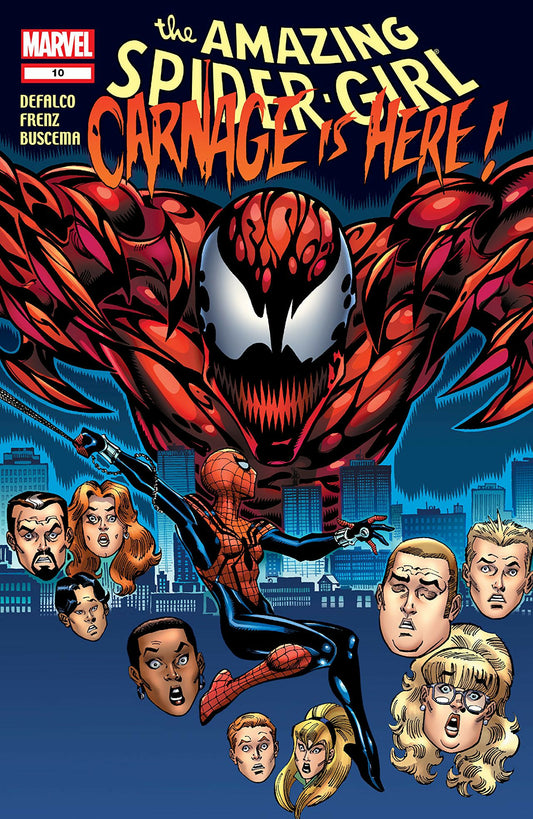 AMAZING SPIDER-GIRL #10 NM MARVEL 2007 1st PRINT CARNAGE DEFALCO FRENZ BUSCEMA