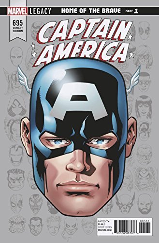 CAPTAIN AMERICA #695 HEADSHOT VARIANT MARVEL NM 1st PRINT