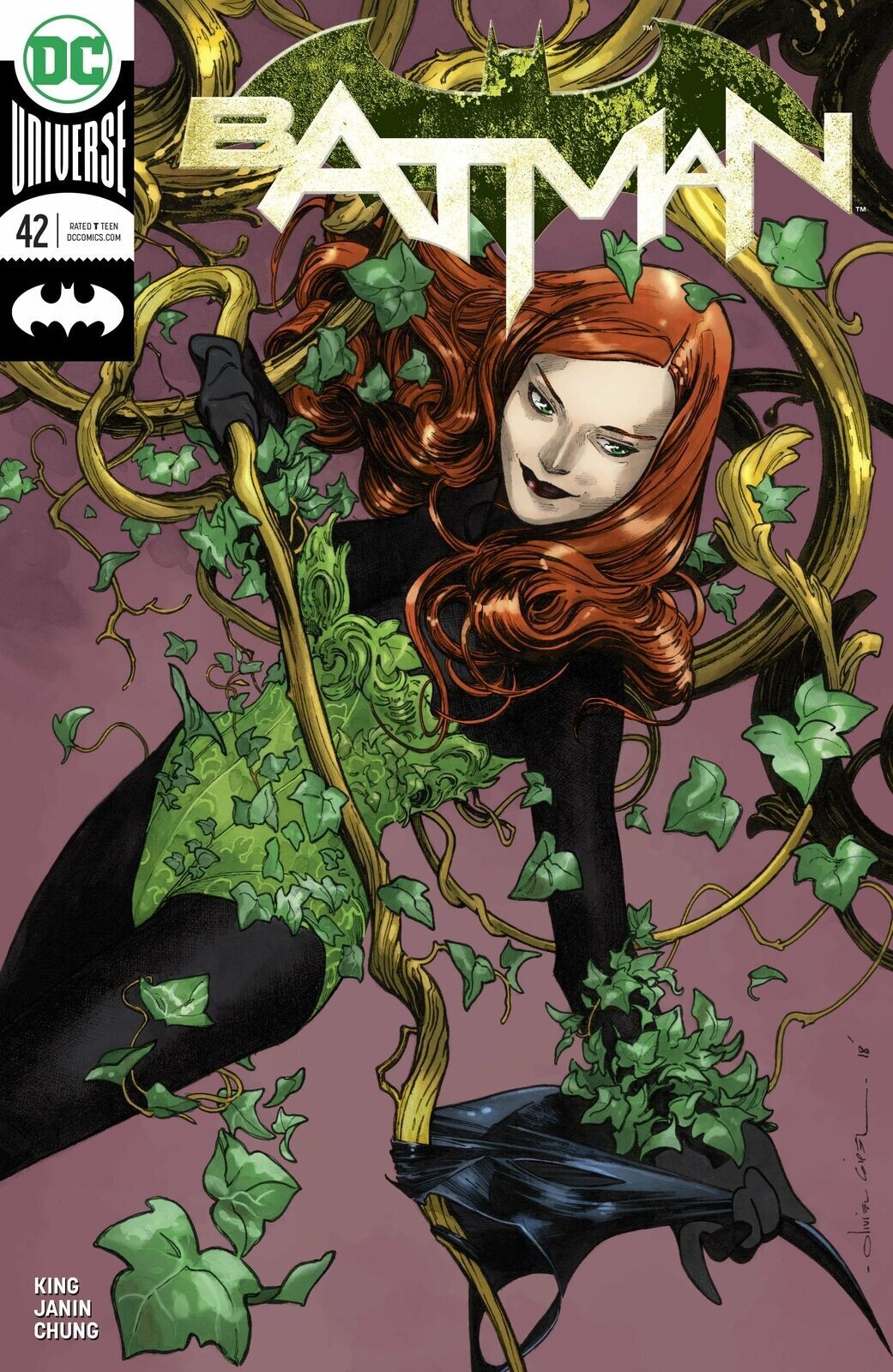 BATMAN #42 DC COMICS POISON IVY VARIANT COVER 2018 KING JANIN NM 1ST PRINT