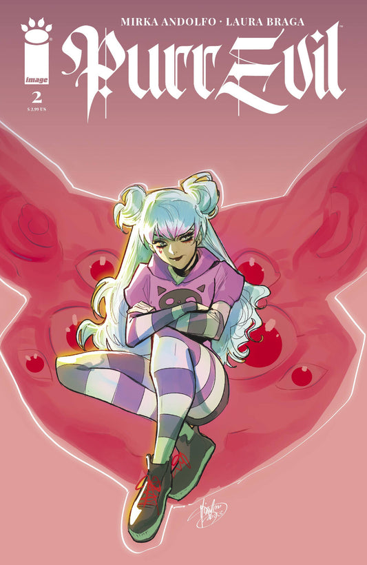 PURR EVIL #2 ANDOLFO COVER MIRKA ANDOLFO LAURA BRAGA IMAGE COMICS 2023