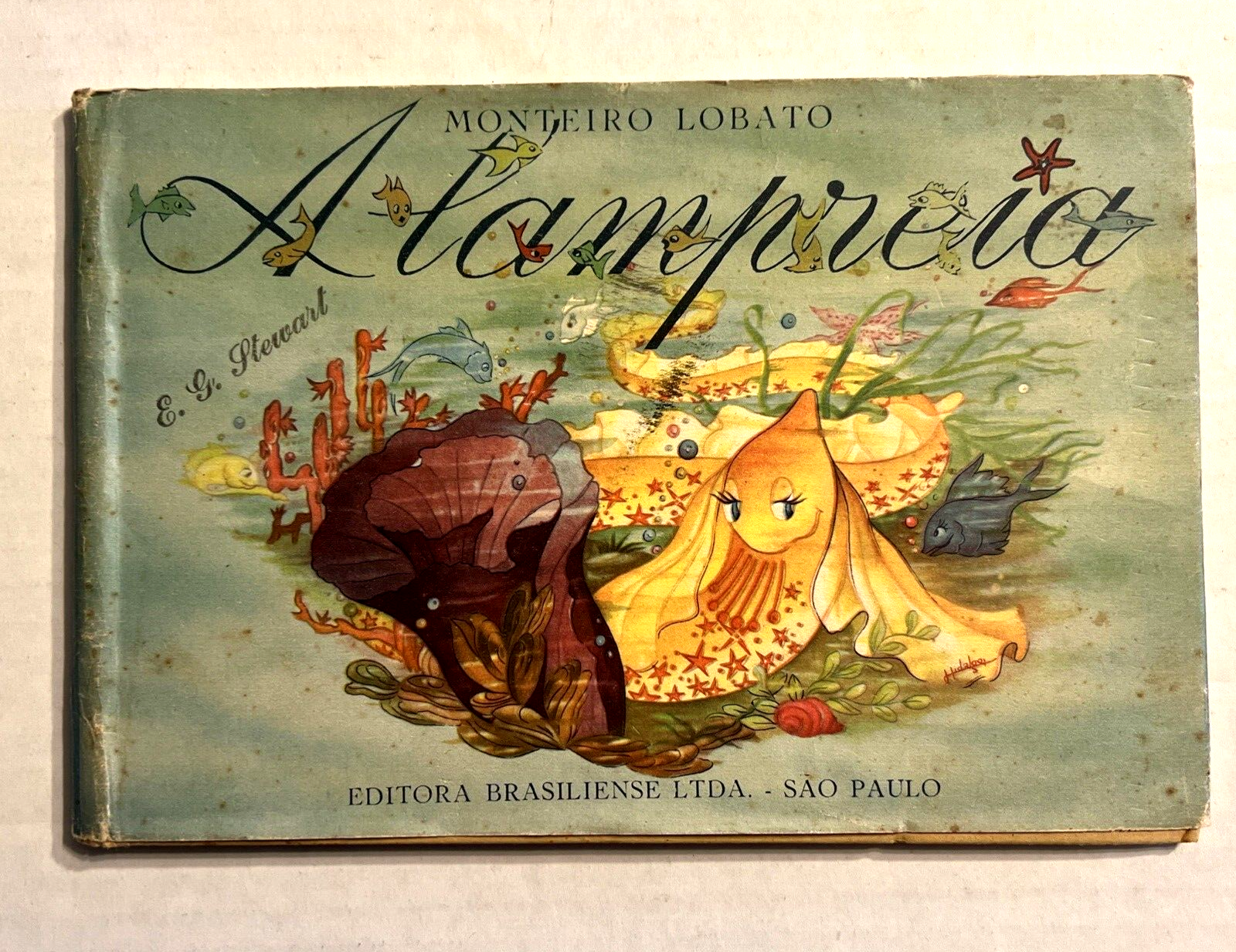 A LAMPREIA MONTEIRO LOBATO 1947 BRAZIL PORTUGUESE MOVING CHILDRENS BOOK RARE