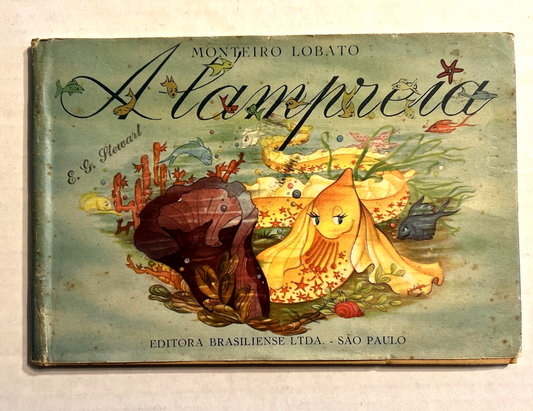 A LAMPREIA MONTEIRO LOBATO 1947 BRAZIL PORTUGUESE MOVING CHILDRENS BOOK RARE
