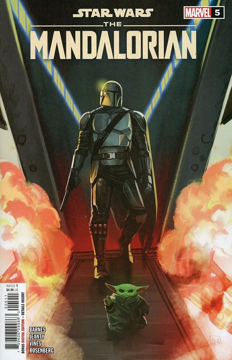 STAR WARS THE MANDALORIAN #5 MAIN COVER 2023 MARVEL