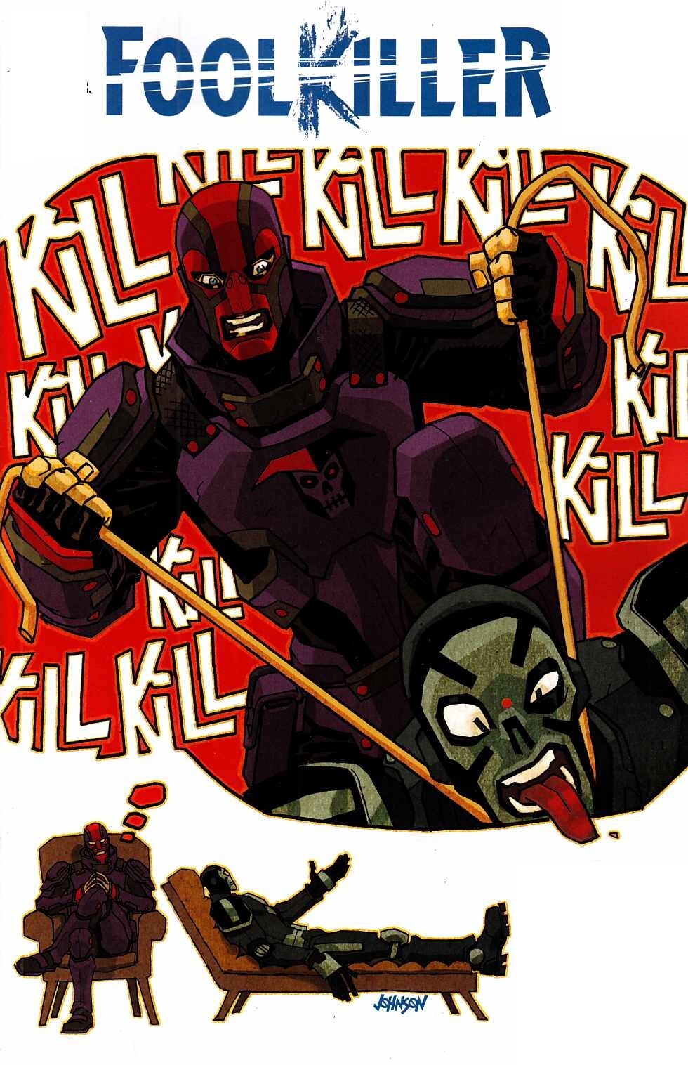 FOOLKILLER DAVE JOHNSON POSTER 24" x 36" NEW ROLLED 2016