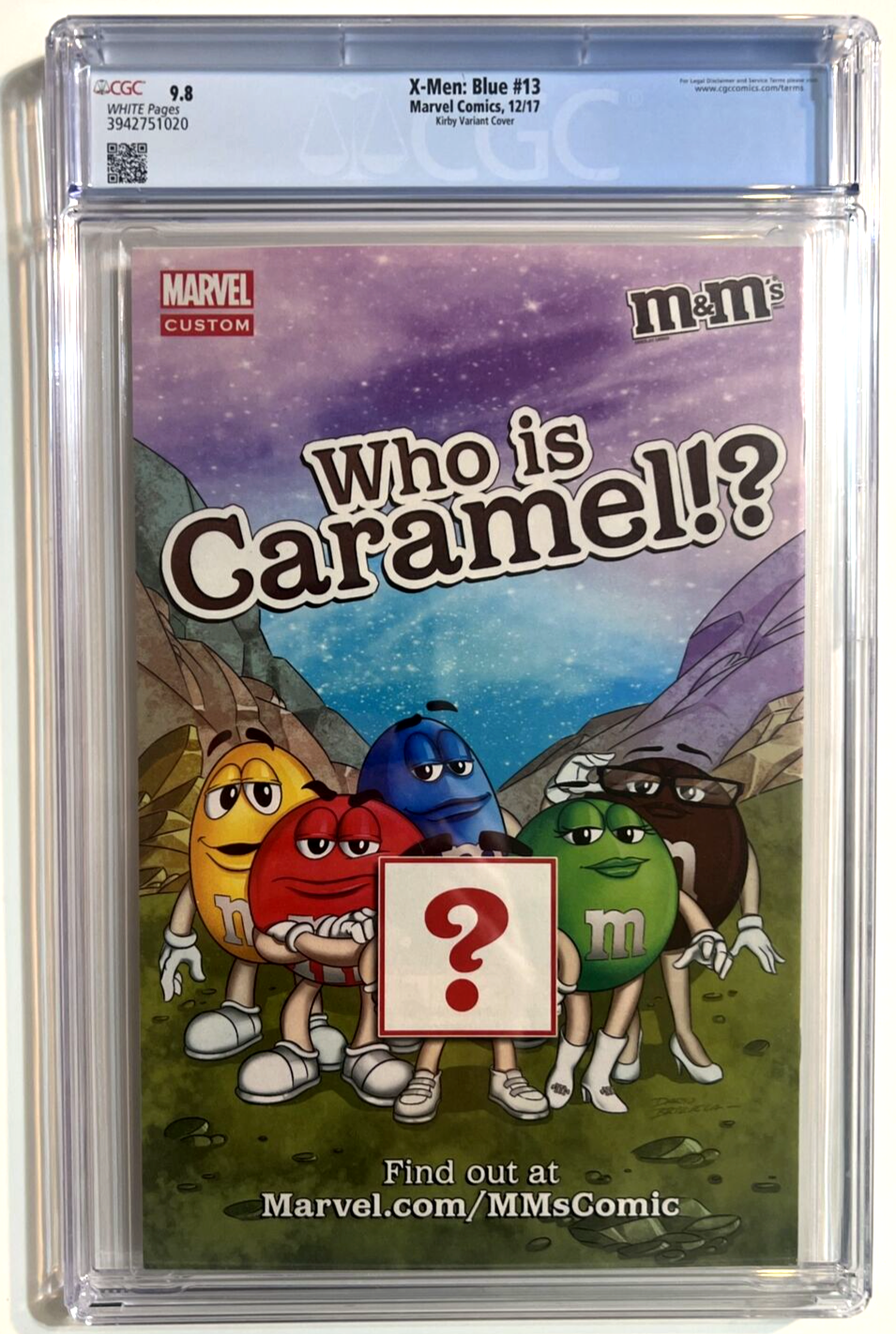 X-MEN BLUE #13 CGC 9.8 MARVEL COMICS KIRBY T-SHIRT VARIANT COVER 2017