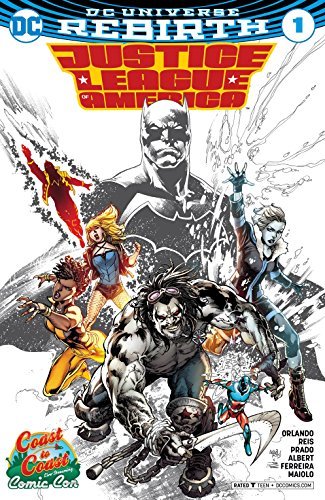 JUSTICE LEAGUE OF AMERICA REBIRTH #1 COAST 2 COAST COVER VARIANT E NM 1ST PRINT