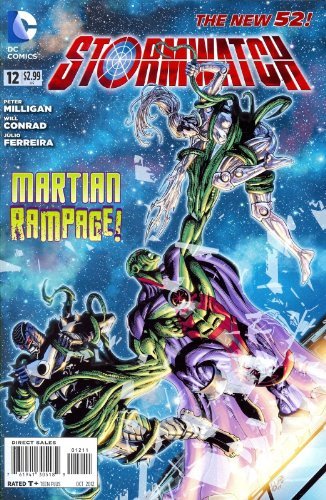STORMWATCH VOL.5 #12 "MARTIAN MANHUNTER BATTLES STORMWATCH" P.D. NM 1ST PRINT