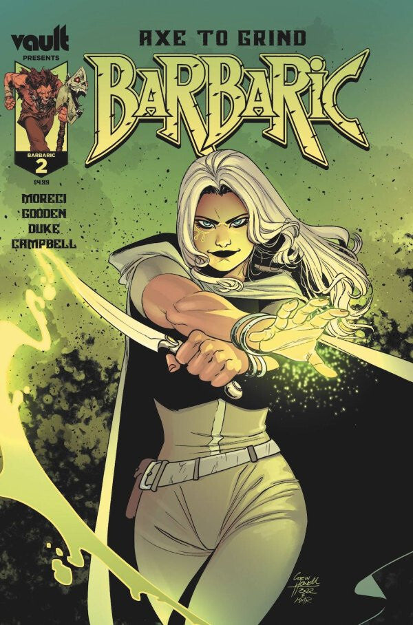 BARBARIC AXE TO GRIND #2 NM 1ST PRINT HOWELL VARIANT VAULT COMICS 2022