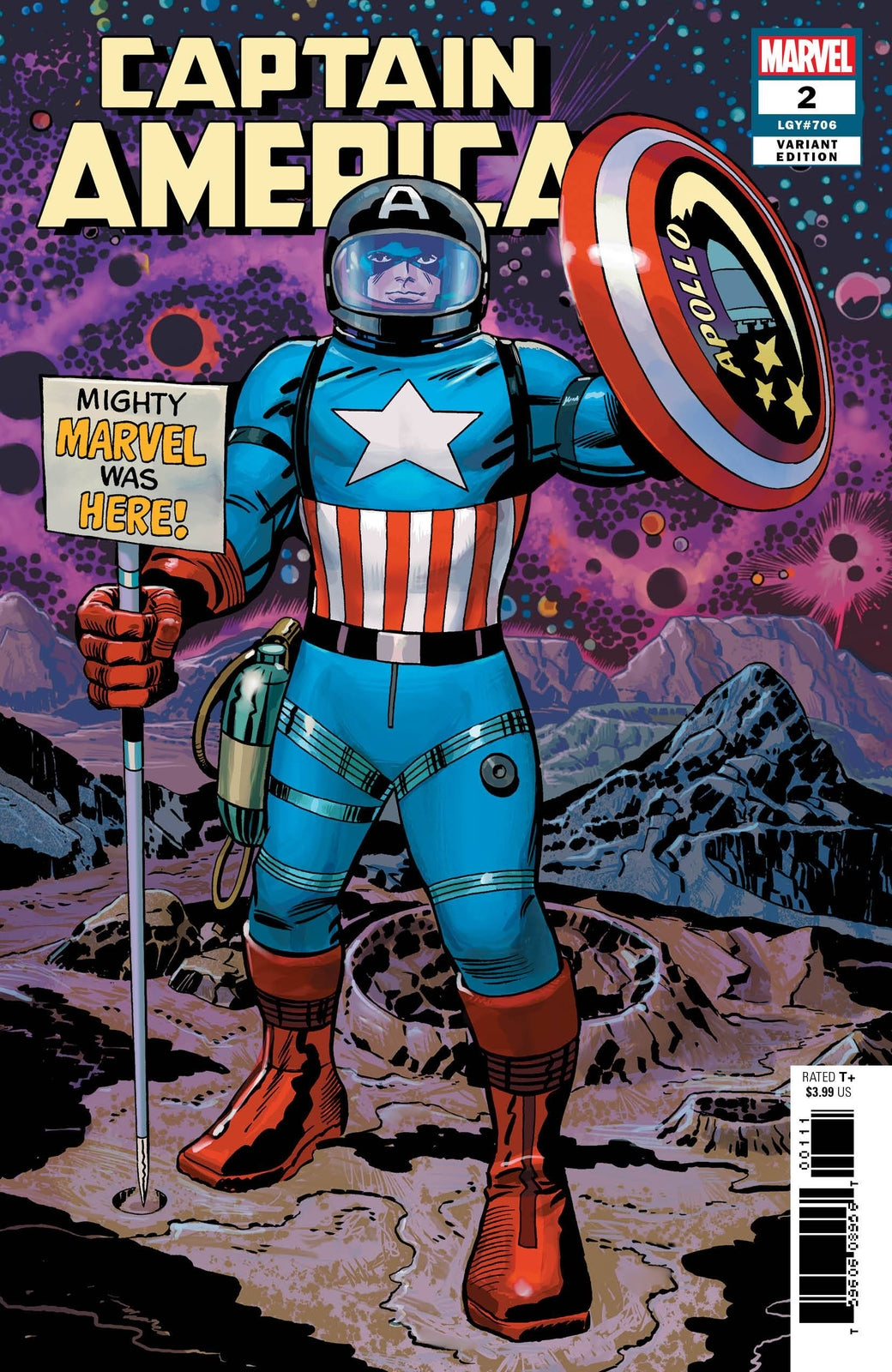 CAPTAIN AMERICA #2 KIRBY REMASTERED VARIANT MARVEL NM