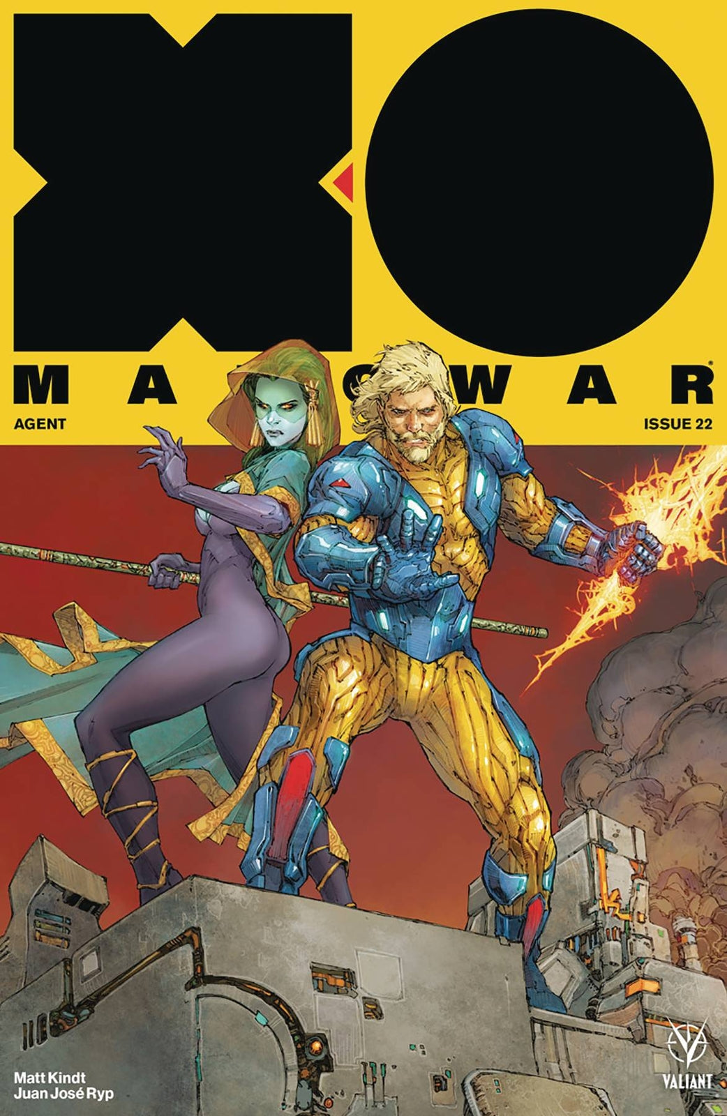 X-O MANOWAR #22 COVER A ROCAFORT VALIANT NM 1ST PRINT 2019