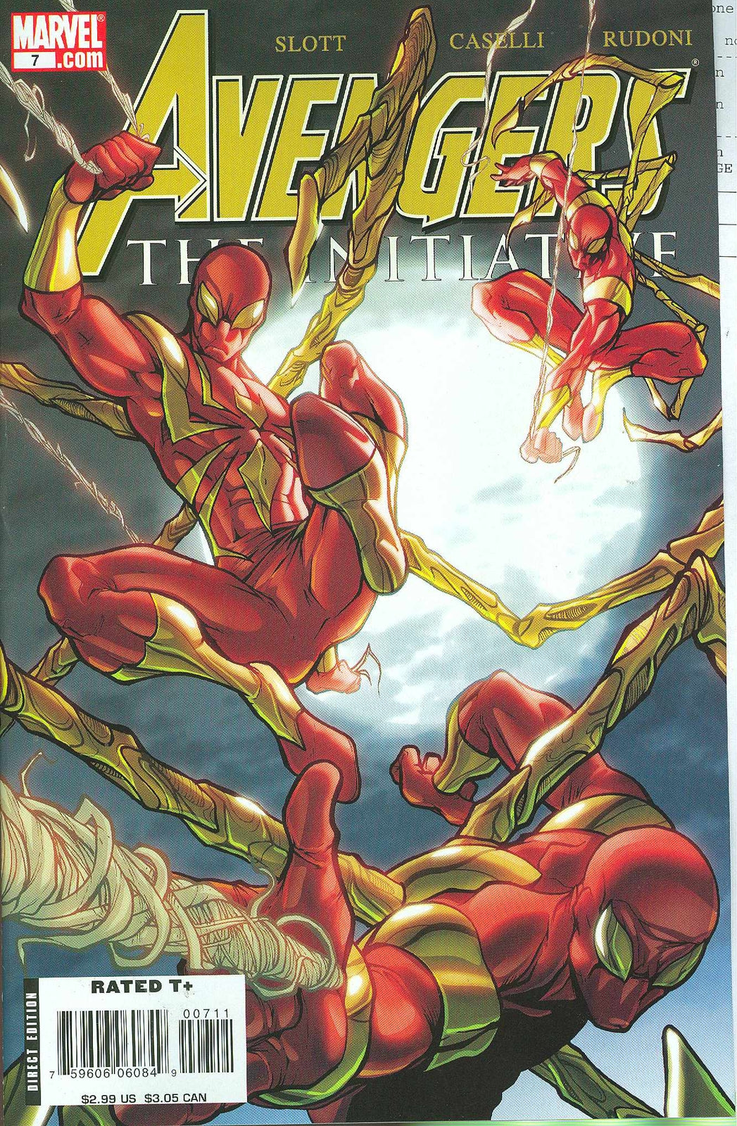 AVENGERS INITIATIVE #7 MAIN COVER NM MARVEL 2007 1st PRINT SCARLET SPIDER VOX