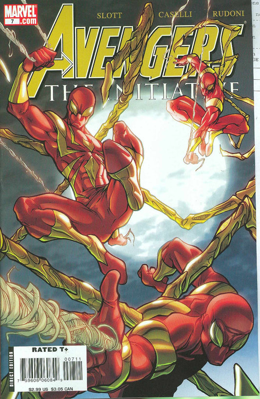 AVENGERS INITIATIVE #7 MAIN COVER NM MARVEL 2007 1st PRINT SCARLET SPIDER VOX