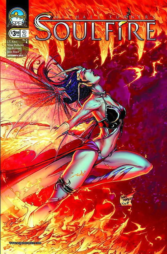 MICHAEL TURNER'S SOULFIRE VOL 4 #2 COVER A DEBALFO ASPEN FIRST PRINT 2012 NM