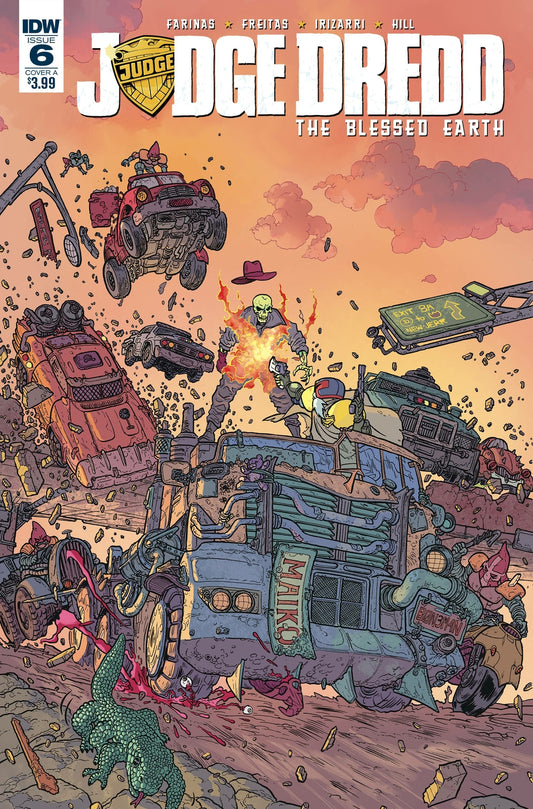 JUDGE DREDD BLESSED EARTH #6 COVER A NM 1ST PRINT IDW 2017
